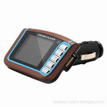 1.8-inch LCD Car MP3 Player FM Transmitter with 87.5-108.0MHz Channels